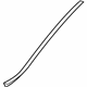Mercedes-Benz 207-690-03-62 Drip Molding Seal Mercedes-Benz 207-690-03-62 Drip Molding Seal