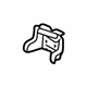 Mercedes-Benz 202-625-00-31 Insulation Bracket Mercedes-Benz 202-625-00-31 Insulation Bracket