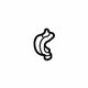 Mercedes-Benz 000-995-60-44 Release Cable Holder Mercedes-Benz 000-995-60-44 Release Cable Holder