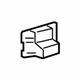 Mercedes-Benz 217-991-00-71 Rocker Molding Clip Mercedes-Benz 217-991-00-71 Rocker Molding Clip