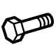 Mercedes-Benz 002-990-01-03 Vibration Damper Bolt Mercedes-Benz 002-990-01-03 Vibration Damper Bolt