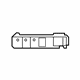 Mercedes-Benz 213-905-34-03-9E93 Multiplex Switch
