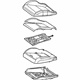 Mercedes-Benz 172-910-22-30-1B28 DRIVER SEAT CUSHION Mercedes-Benz 172-910-22-30-1B28 DRIVER SEAT CUSHION