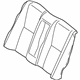 Mercedes-Benz 221-920-30-33-7L78 OUTER COV., RR SEAT BACKR Mercedes-Benz 221-920-30-33-7L78 OUTER COV., RR SEAT BACKR