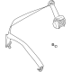 Mercedes-Benz 167-860-33-00-7P84 Seat Belt Assembly Mercedes-Benz 167-860-33-00-7P84 Seat Belt Assembly
