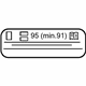Mercedes-Benz 231-584-00-21 Label Mercedes-Benz 231-584-00-21 Label