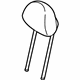 Mercedes-Benz 211-970-07-50-5D40 Headrest Mercedes-Benz 211-970-07-50-5D40 Headrest