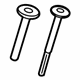 Mercedes-Benz 211-970-01-41-5C56 Headrest Guide Mercedes-Benz 211-970-01-41-5C56 Headrest Guide