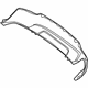 Mercedes-Benz 204-885-38-38 Lower Deflector Mercedes-Benz 204-885-38-38 Lower Deflector