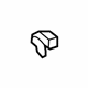 Mercedes-Benz 001-991-70-98 ORNAMENTAL MOLDING CLIP Mercedes-Benz 001-991-70-98 ORNAMENTAL MOLDING CLIP