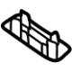 Mercedes-Benz 177-923-13-00-9051 COVER, BACKREST FRAME Mercedes-Benz 177-923-13-00-9051 COVER, BACKREST FRAME