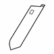 Mercedes-Benz 463-690-75-00-9K30 Windshield Pillar Trim Mercedes-Benz 463-690-75-00-9K30 Windshield Pillar Trim
