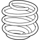Mercedes-Benz 247-324-43-00 Coil Spring