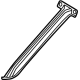 Mercedes-Benz 254-628-09-00 Support Strut Mercedes-Benz 254-628-09-00 Support Strut