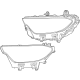 Mercedes-Benz 254-906-43-01 Headlamp Assembly Mercedes-Benz 254-906-43-01 Headlamp Assembly