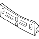 Mercedes-Benz 236-885-41-00 LICENSE PLATE HOLDER Mercedes-Benz 236-885-41-00 LICENSE PLATE HOLDER