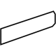 Mercedes-Benz 463-737-15-00-64-2B39 TRIM MOLDING Mercedes-Benz 463-737-15-00-64-2B39 TRIM MOLDING
