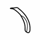 Mercedes-Benz 170-880-08-05 Wheel Opening Molding Mercedes-Benz 170-880-08-05 Wheel Opening Molding