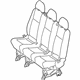 Mercedes-Benz 447-950-00-02-9D88 THREE SEATER BENCH Mercedes-Benz 447-950-00-02-9D88 THREE SEATER BENCH