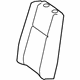 Mercedes-Benz 447-950-36-01-9D88 BACKREST COVER