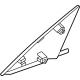 Mercedes-Benz 254-722-01-00 Corner Trim Mercedes-Benz 254-722-01-00 Corner Trim