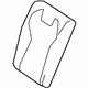 Mercedes-Benz 118-920-52-00-9E43 Seat Back Cover Mercedes-Benz 118-920-52-00-9E43 Seat Back Cover