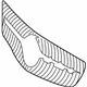 Mercedes-Benz 218-885-06-00 Upper Grille Mercedes-Benz 218-885-06-00 Upper Grille