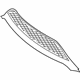 Mercedes-Benz 218-885-00-24 Lower Grille Mercedes-Benz 218-885-00-24 Lower Grille