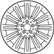 Mercedes-Benz 222-401-17-02-7756 Wheel Mercedes-Benz 222-401-17-02-7756 Wheel