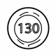 Mercedes-Benz 004-584-82-38 GUMMED LABEL Mercedes-Benz 004-584-82-38 GUMMED LABEL