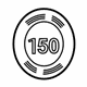 Mercedes-Benz 004-584-84-38 ADHESIVE LABEL