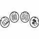 Mercedes-Benz 000-584-99-08 ADHESIVE LABEL Mercedes-Benz 000-584-99-08 ADHESIVE LABEL