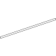 Mercedes-Benz 167-720-13-02 Belt Molding Mercedes-Benz 167-720-13-02 Belt Molding