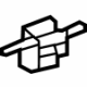 Mercedes-Benz 294-698-19-00 Rocker Molding Clip Mercedes-Benz 294-698-19-00 Rocker Molding Clip