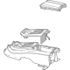 Mercedes-Benz 290-680-41-02-1C88 HOUSING, CENTER CONSOLE Mercedes-Benz 290-680-41-02-1C88 HOUSING, CENTER CONSOLE