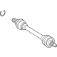 Mercedes-Benz 167-350-16-02 REAR AXLE SHAFT Mercedes-Benz 167-350-16-02 REAR AXLE SHAFT