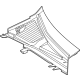 Mercedes-Benz 296-830-74-00 WATER DEFLECTOR Mercedes-Benz 296-830-74-00 WATER DEFLECTOR