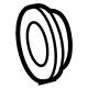 Mercedes-Benz 221-353-03-72 Flange Nut Mercedes-Benz 221-353-03-72 Flange Nut