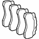 Mercedes-Benz 003-420-89-20-41 Brake Pads Mercedes-Benz 003-420-89-20-41 Brake Pads