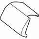 Mercedes-Benz 213-920-15-06-8S77 COVER REAR SEAT BACKREST Mercedes-Benz 213-920-15-06-8S77 COVER REAR SEAT BACKREST