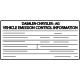 Mercedes-Benz 139-221-11-00 INFORMATION LABEL Mercedes-Benz 139-221-11-00 INFORMATION LABEL