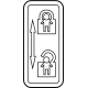 Mercedes-Benz 000-584-61-13 Child Lock Label Mercedes-Benz 000-584-61-13 Child Lock Label