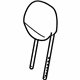 Mercedes-Benz 209-970-13-50-3C37 Headrest Mercedes-Benz 209-970-13-50-3C37 Headrest