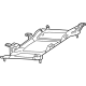 Mercedes-Benz 296-342-03-00 Control Module Bracket Mercedes-Benz 296-342-03-00 Control Module Bracket