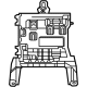 Mercedes-Benz 297-545-01-00 Control Module Bracket Mercedes-Benz 297-545-01-00 Control Module Bracket