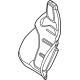 Mercedes-Benz 206-910-08-09 PADDING, FRT. SEAT BACKR. Mercedes-Benz 206-910-08-09 PADDING, FRT. SEAT BACKR.
