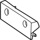 Mercedes-Benz 167-880-70-10 LICENSE PLATE HOLDER Mercedes-Benz 167-880-70-10 LICENSE PLATE HOLDER