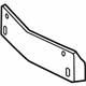 Mercedes-Benz 172-885-10-81 License Bracket Mercedes-Benz 172-885-10-81 License Bracket