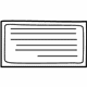 Mercedes-Benz 163-584-00-26 INFORMATION LABEL Mercedes-Benz 163-584-00-26 INFORMATION LABEL