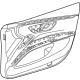 Mercedes-Benz 297-720-03-03-1D02 Door Trim Panel Mercedes-Benz 297-720-03-03-1D02 Door Trim Panel
